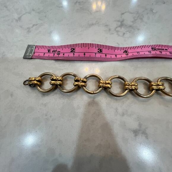 Gold link bracelet - Picture 6 of 9